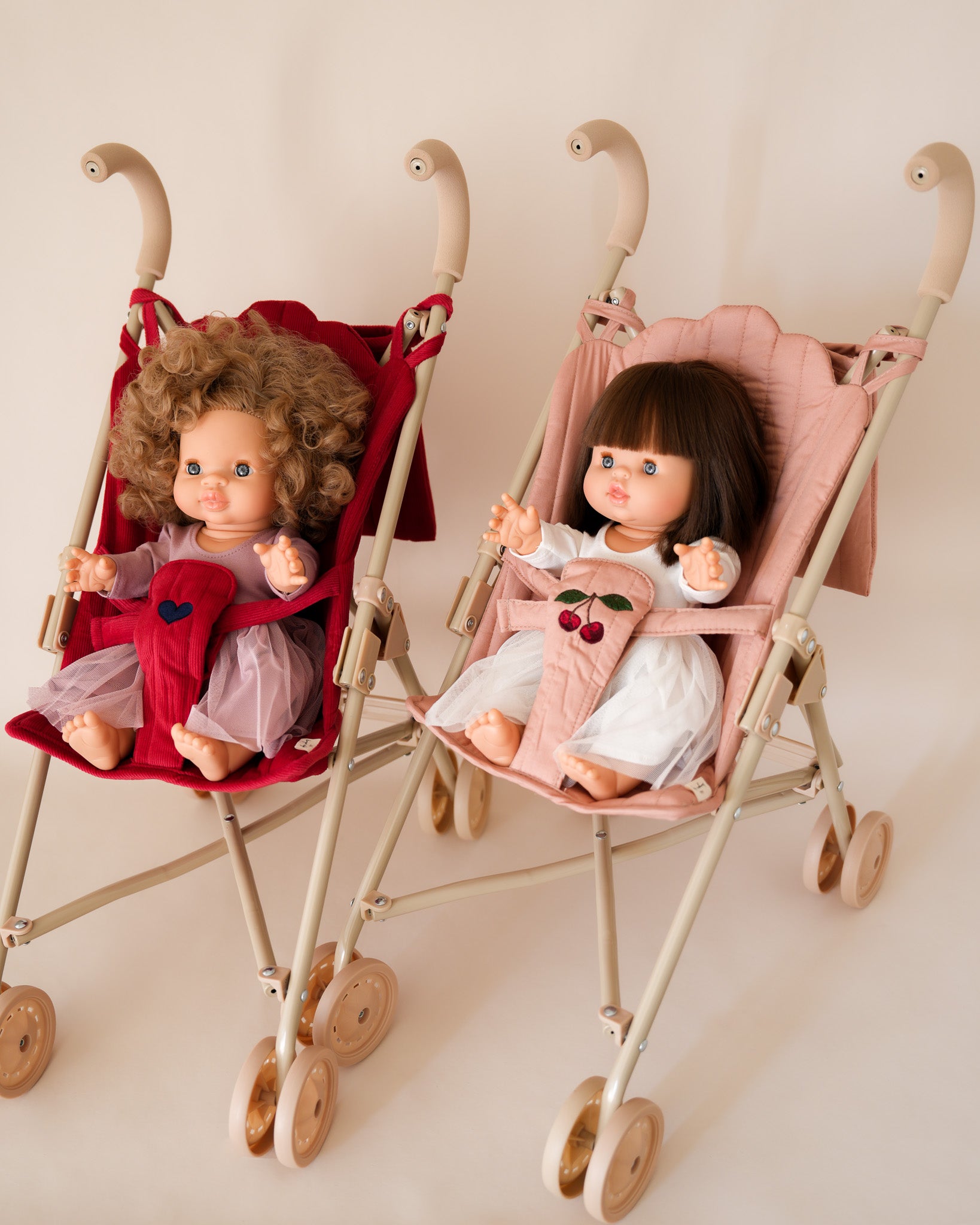 KONGES SLOJD Doll Stroller/Pram, Mahogany