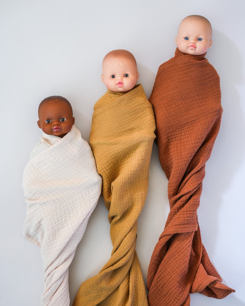 Doll swaddle, doll clothes, doll blanket