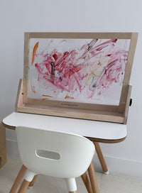 Fits on any table <br> (23" L x 8" W x 17" H)