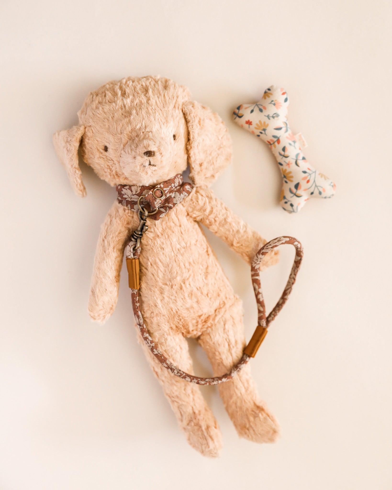 Maileg Plush Poodle Dog Accessories - Rose