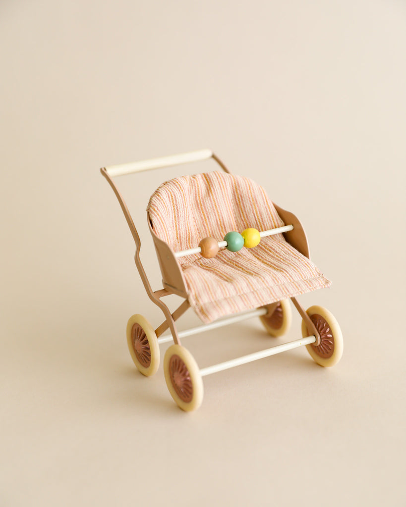Maileg Mouse Stroller, Baby Mice - Rose