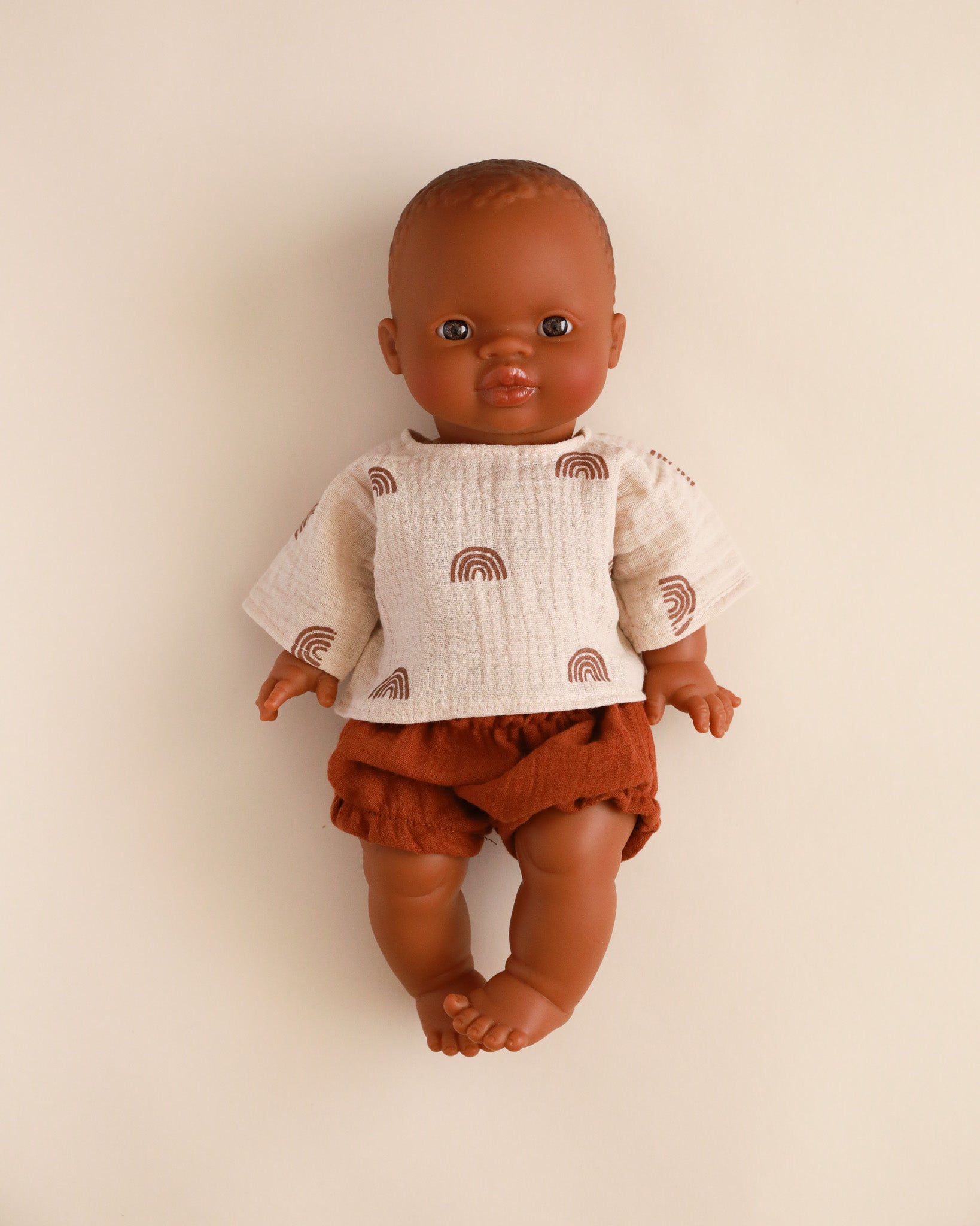 Minikane Doll Clothes | 2-Piece Doll Outfit - Retro Rainbows
