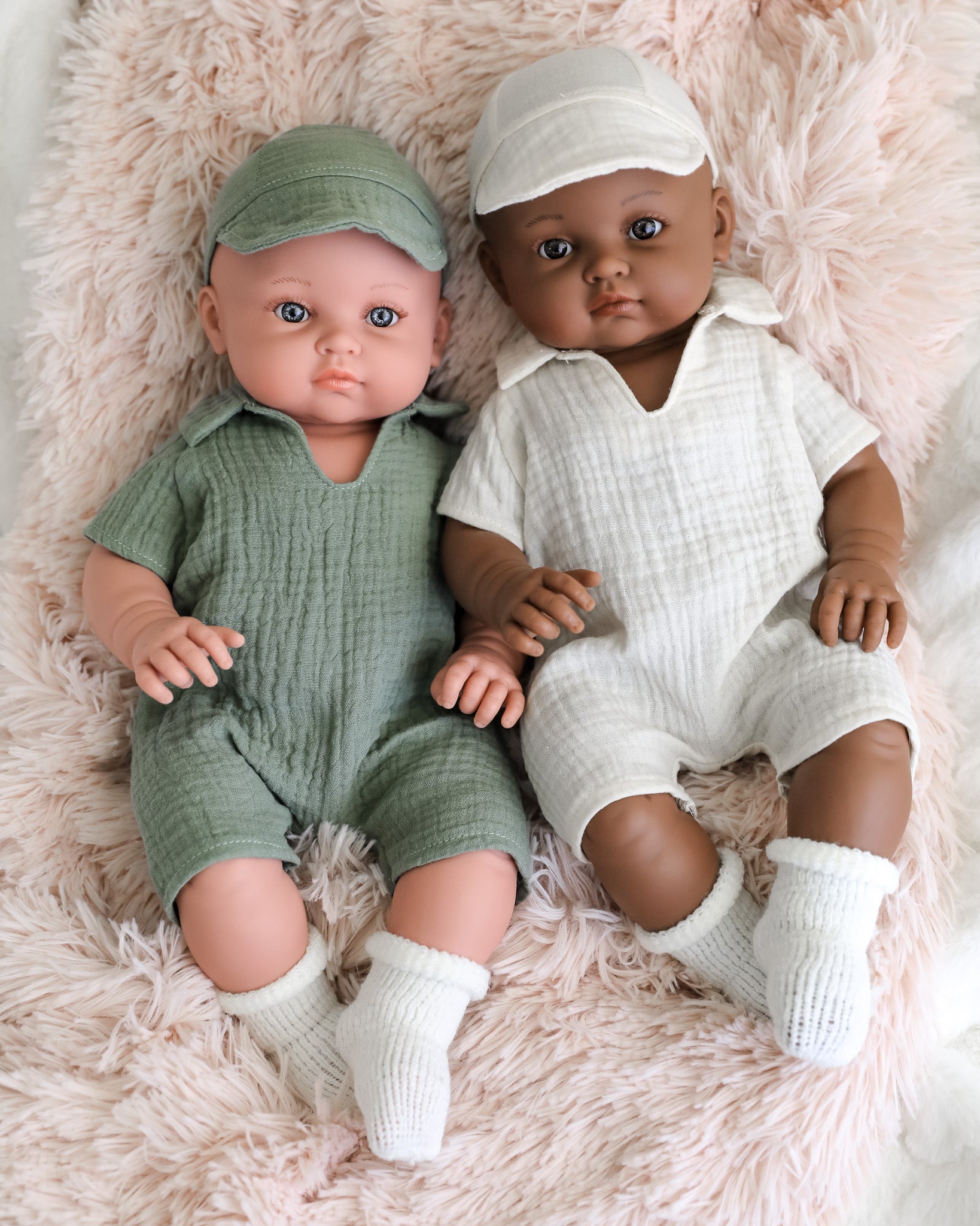 Minikane Doll 18 Boy Doll Augustin White Outfit Playroom Collective