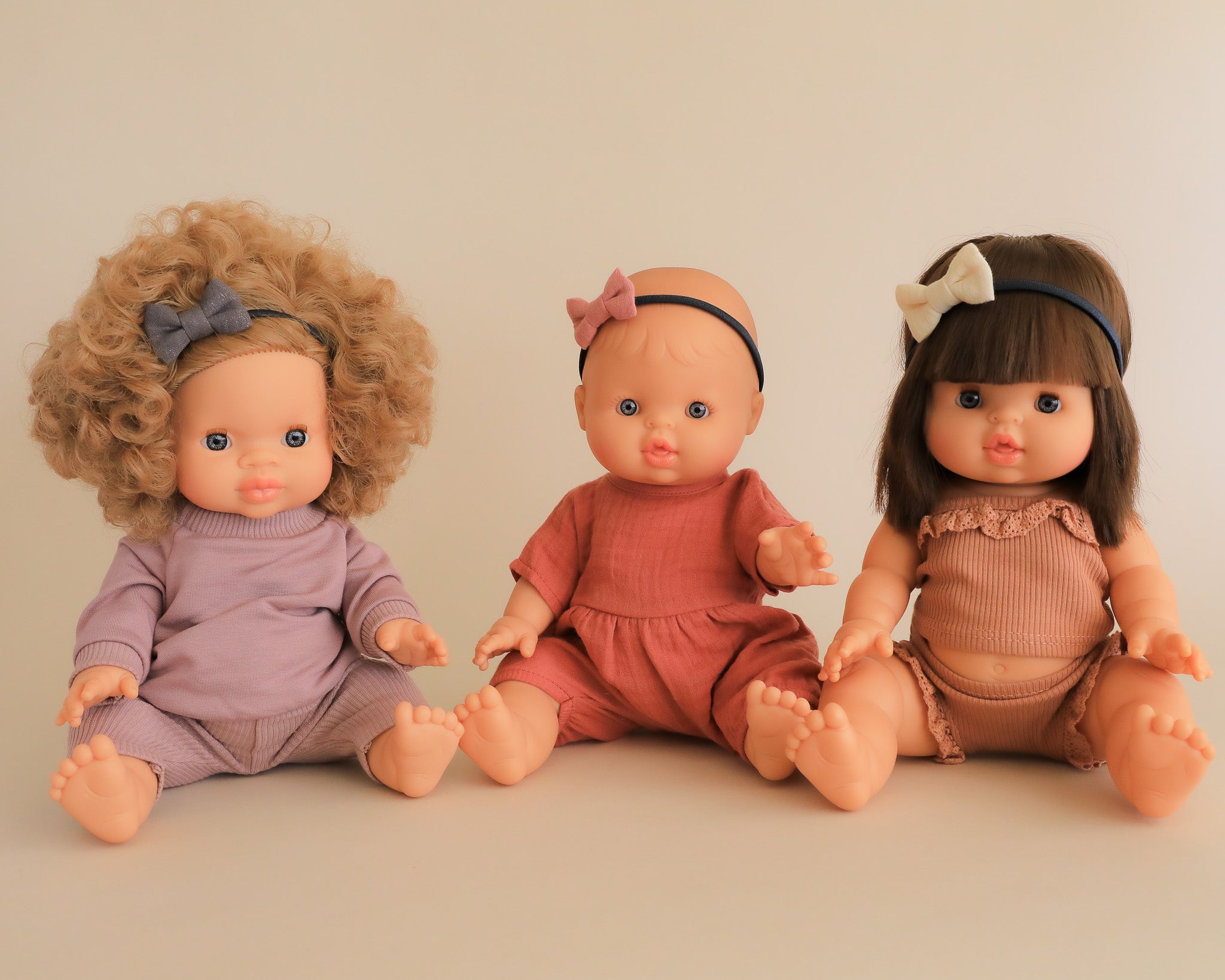 Minikane Dolls | Baby Doll Headbands (Set of 3)