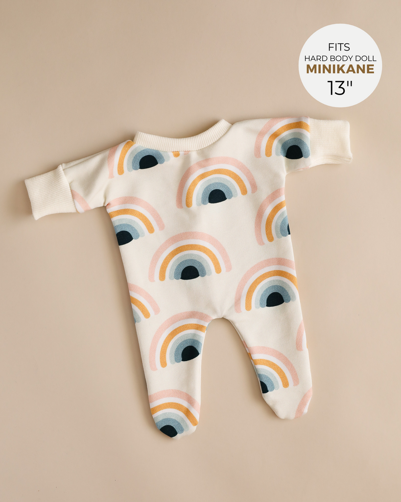 Minikane Doll Clothes | Doll Bodysuit - Rainbows