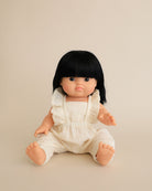 Minikane Doll Clothes | Doll Muslin Jumpsuit - White