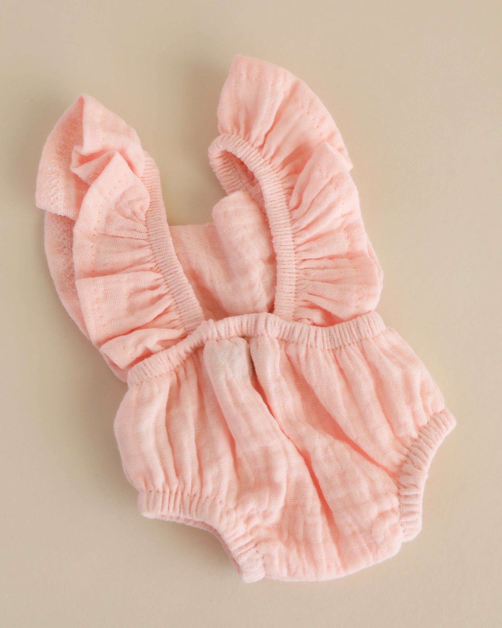 Minikane Doll Clothes | Doll Muslin Romper - Soft Pink