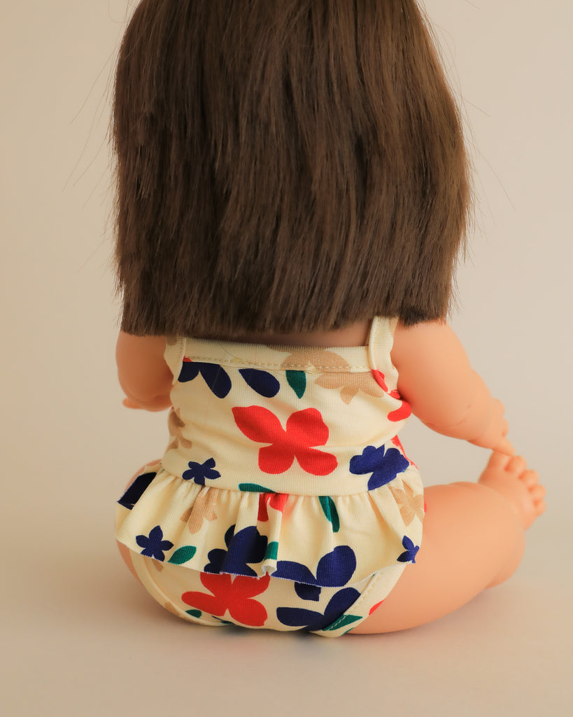 Minikane Doll Clothes | Doll Swimsuit - Mona