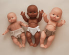 Minikane Doll Clothes | Doll Muslin Diapers - Set of 3