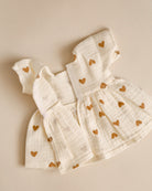 Minikane Doll Clothes | Doll Muslin Dress - Hearts