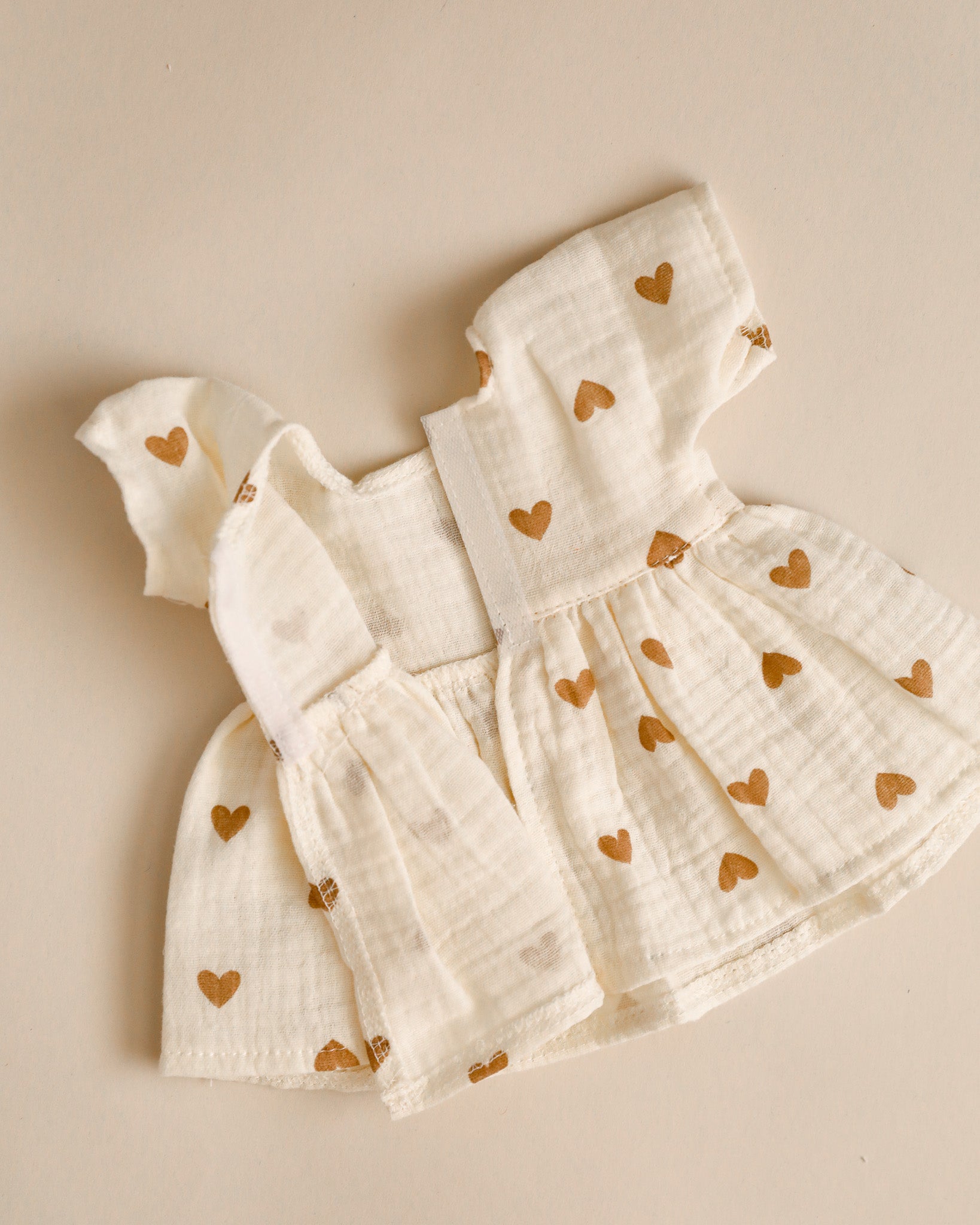 Minikane Doll Clothes | Doll Muslin Dress - Hearts