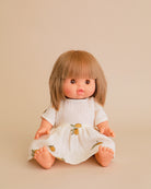 Minikane Doll Clothes | Doll Muslin Dress - Lemon