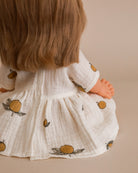 Minikane Doll Clothes | Doll Muslin Dress - Lemon