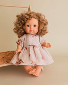 Minikane Doll Clothes | Doll Muslin Dress - Retro Flowers