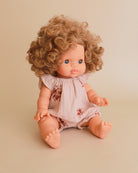 Minikane Doll Clothes | Doll Muslin Romper - Retro Flowers