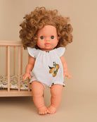 Minikane Doll Clothes | Doll Muslin Romper - Retro Lemons