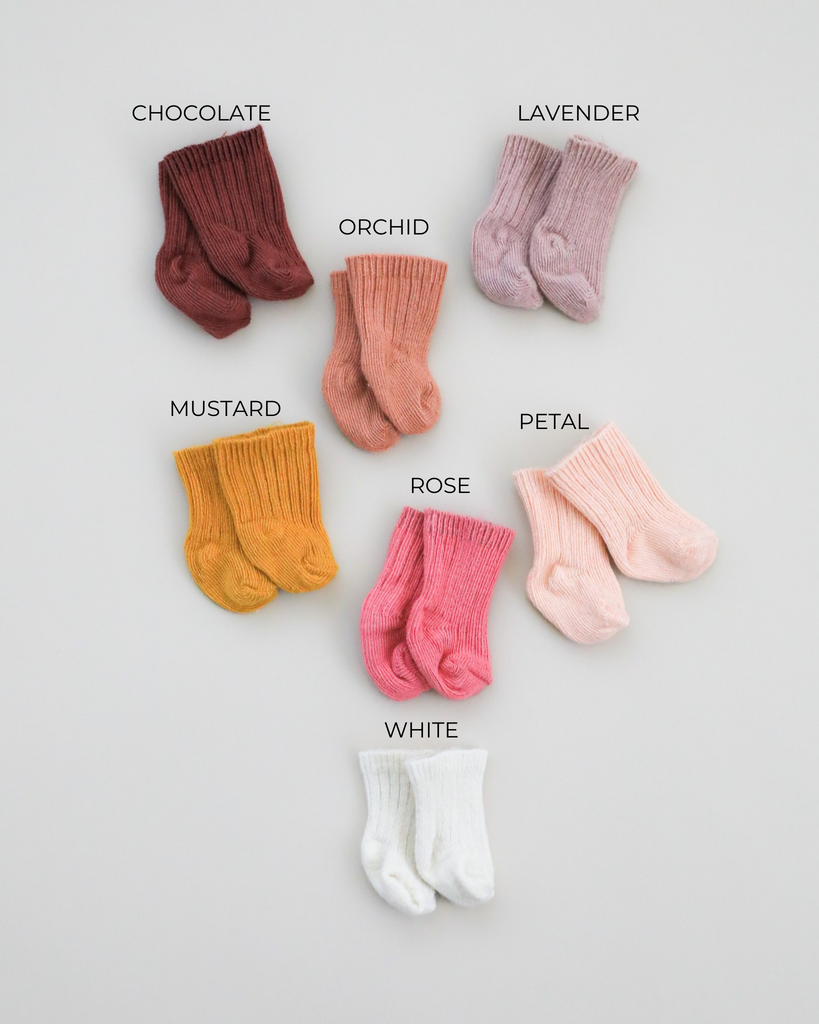 Minikane Doll Clothes | Doll Socks - Chocolate (1 Pair)