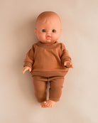 Minikane Doll Clothes | Doll Sweatshirt Set - Brown