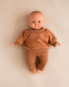 Minikane Doll Clothes | Doll Sweatshirt Set - Brown