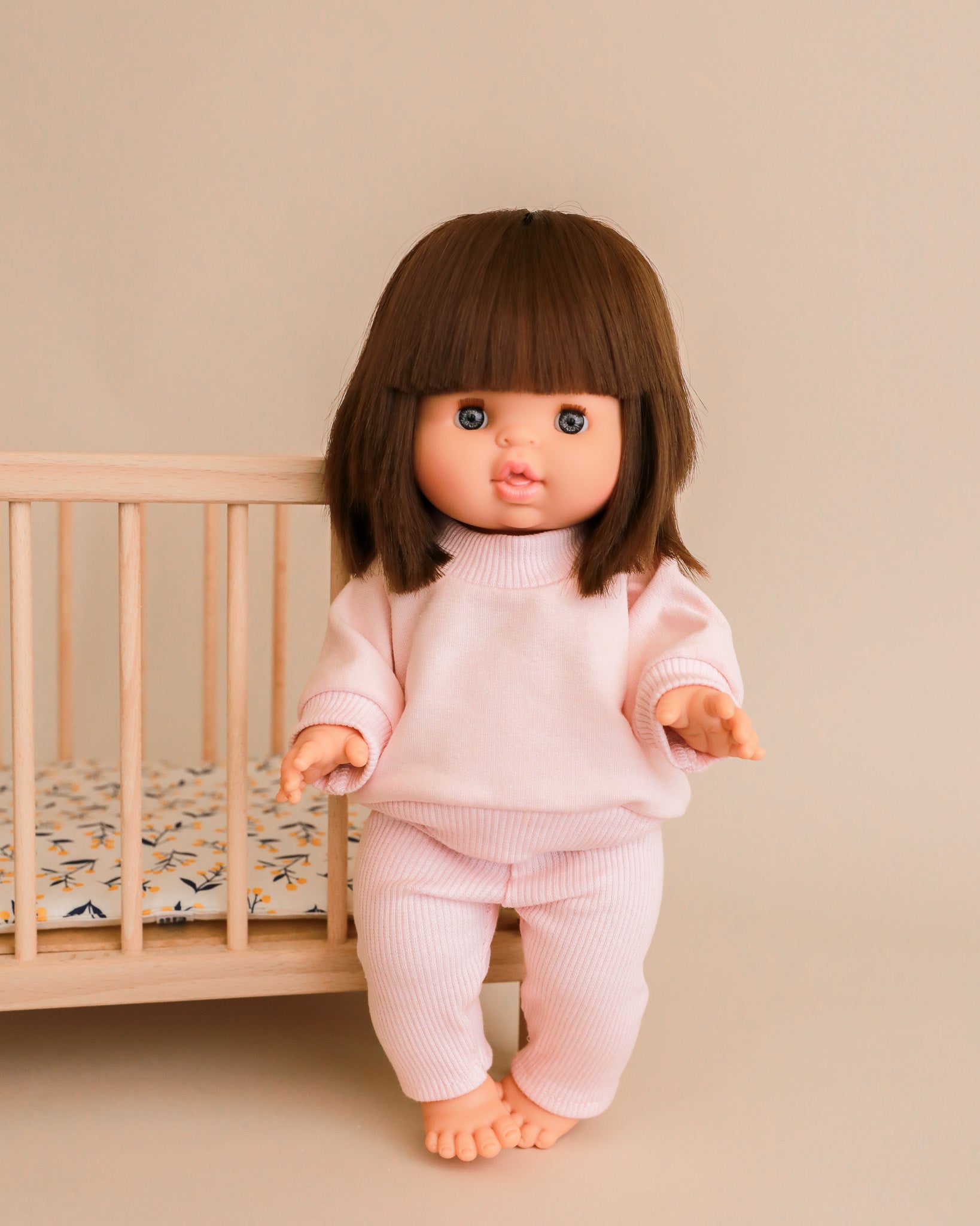 Minikane Doll Clothes | Doll Sweatshirt Set - Petal