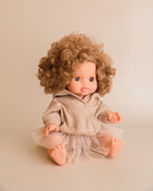 Minikane Doll Clothes | Doll Sweatshirt Tutu Set - Beige