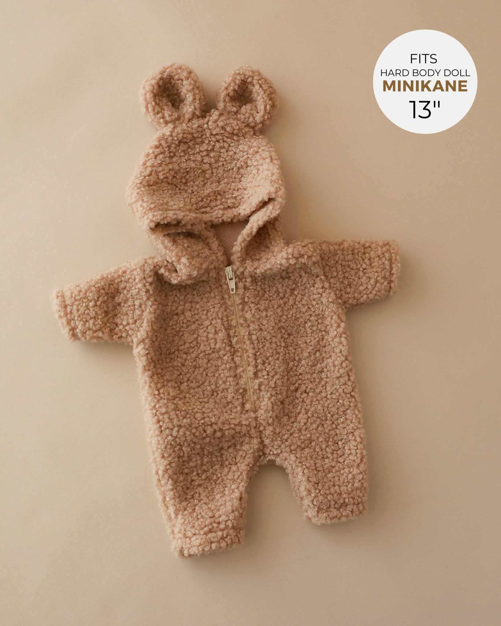 Minikane Doll Clothes | Winnie Doll Jumpsuit - Beige