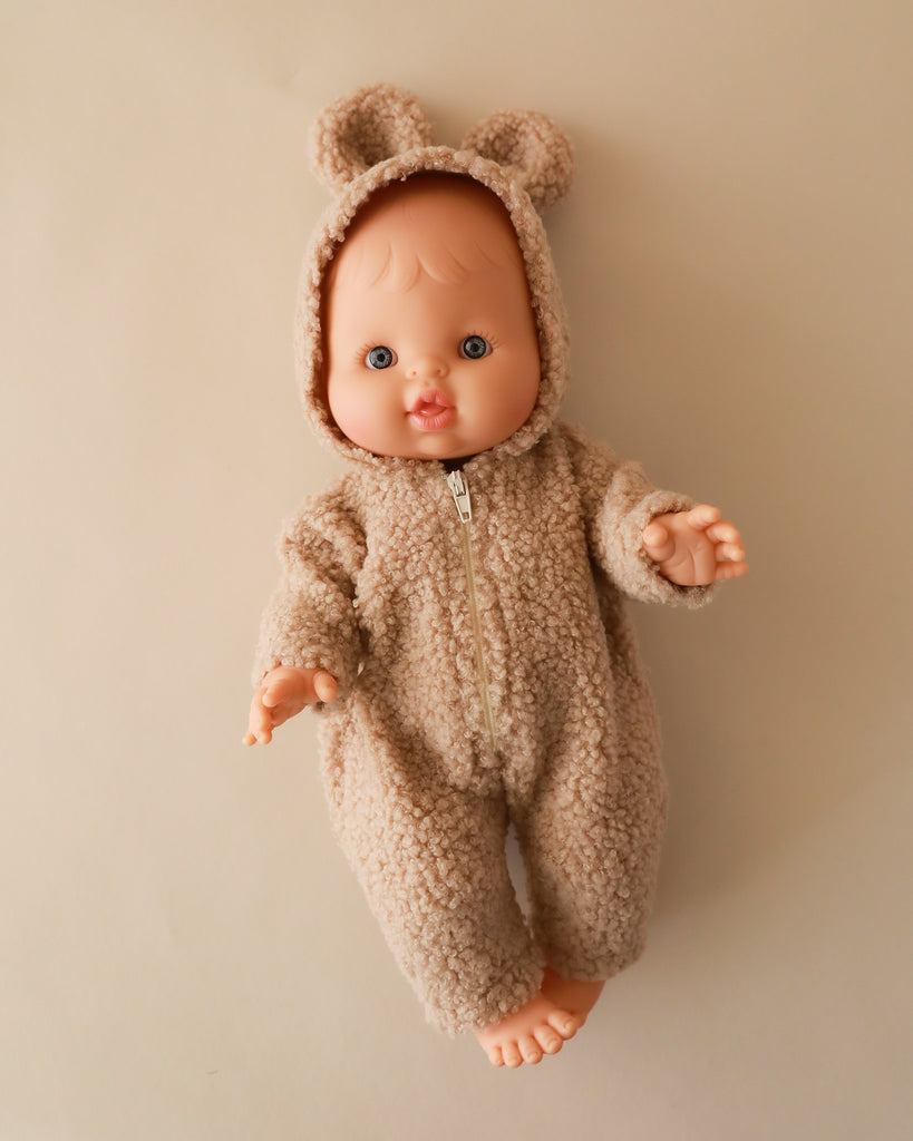 Minikane Doll Clothes | Winnie Doll Jumpsuit - Beige