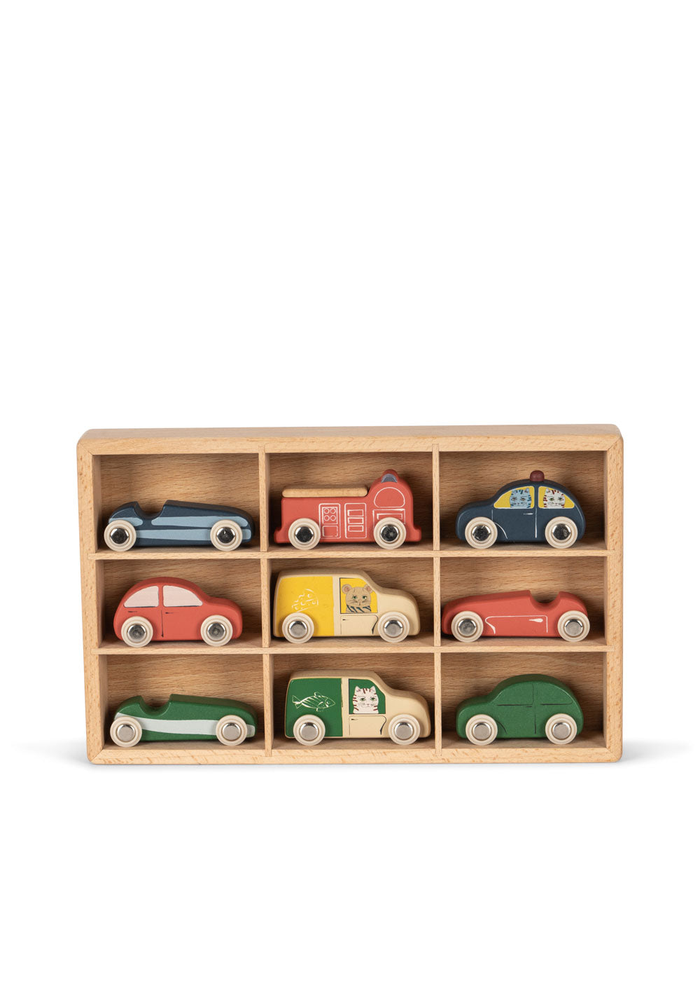 Konges Sloejd | Wooden Mini Car Play Set