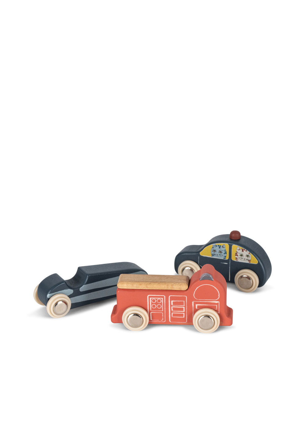 Konges Sloejd | Wooden Mini Car Play Set