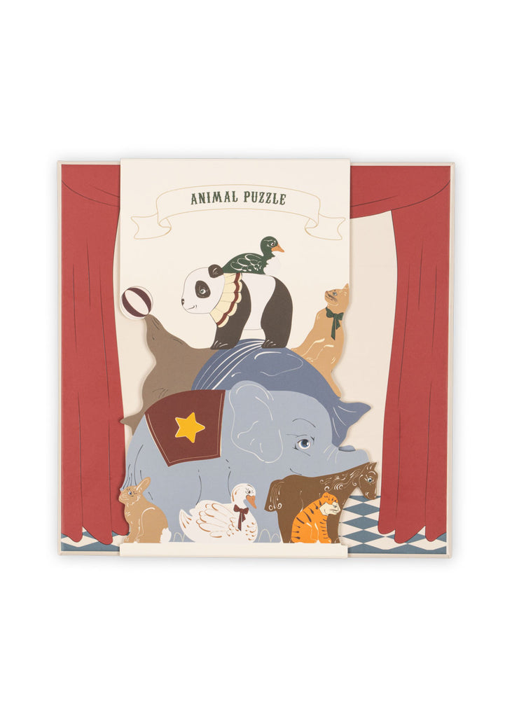 Animal Cardboard Puzzle (12 Pieces)