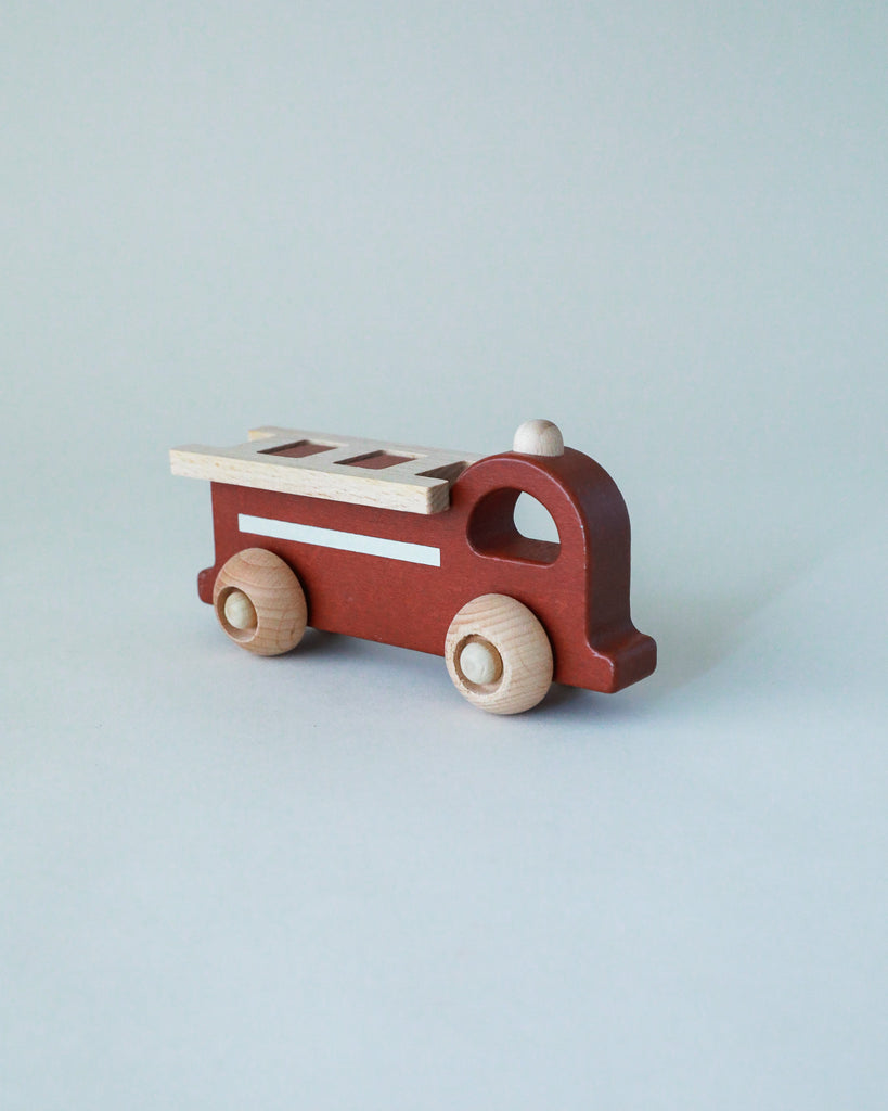 Wooden Rolling Toy Fire Truck