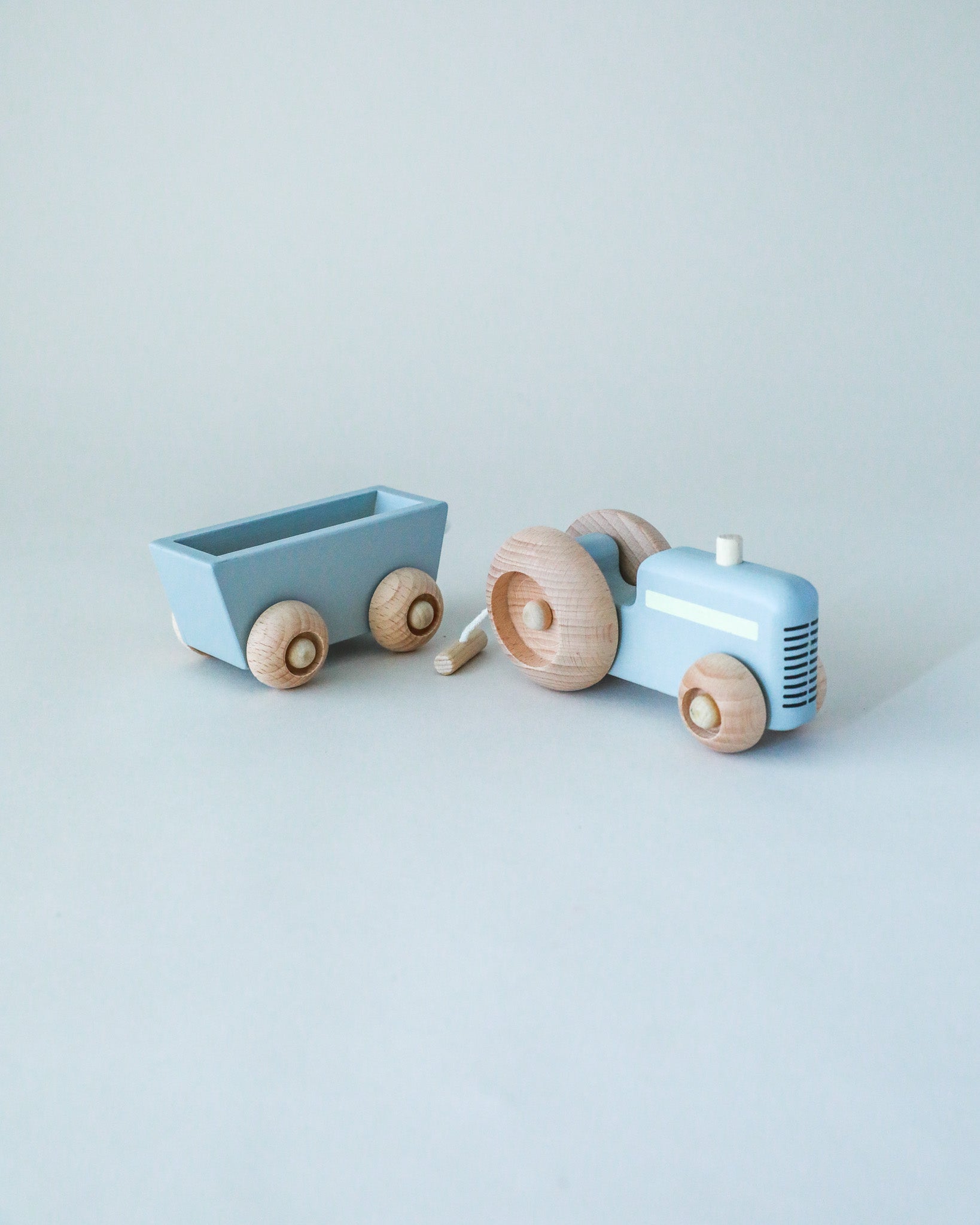 Wooden Rolling Toy Tractor