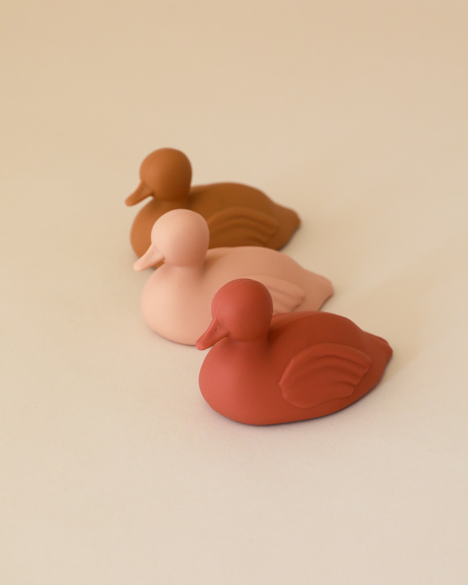 Silicone Bath Toy | Ducks - Rose Mix (pack of 3)