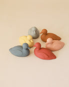 Silicone Bath Toy | Ducks - Rose Mix (pack of 3)