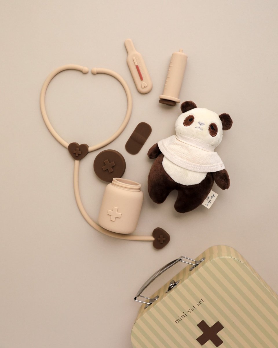 silicone doctor play set, doctor play set, doctor toys, pretend play