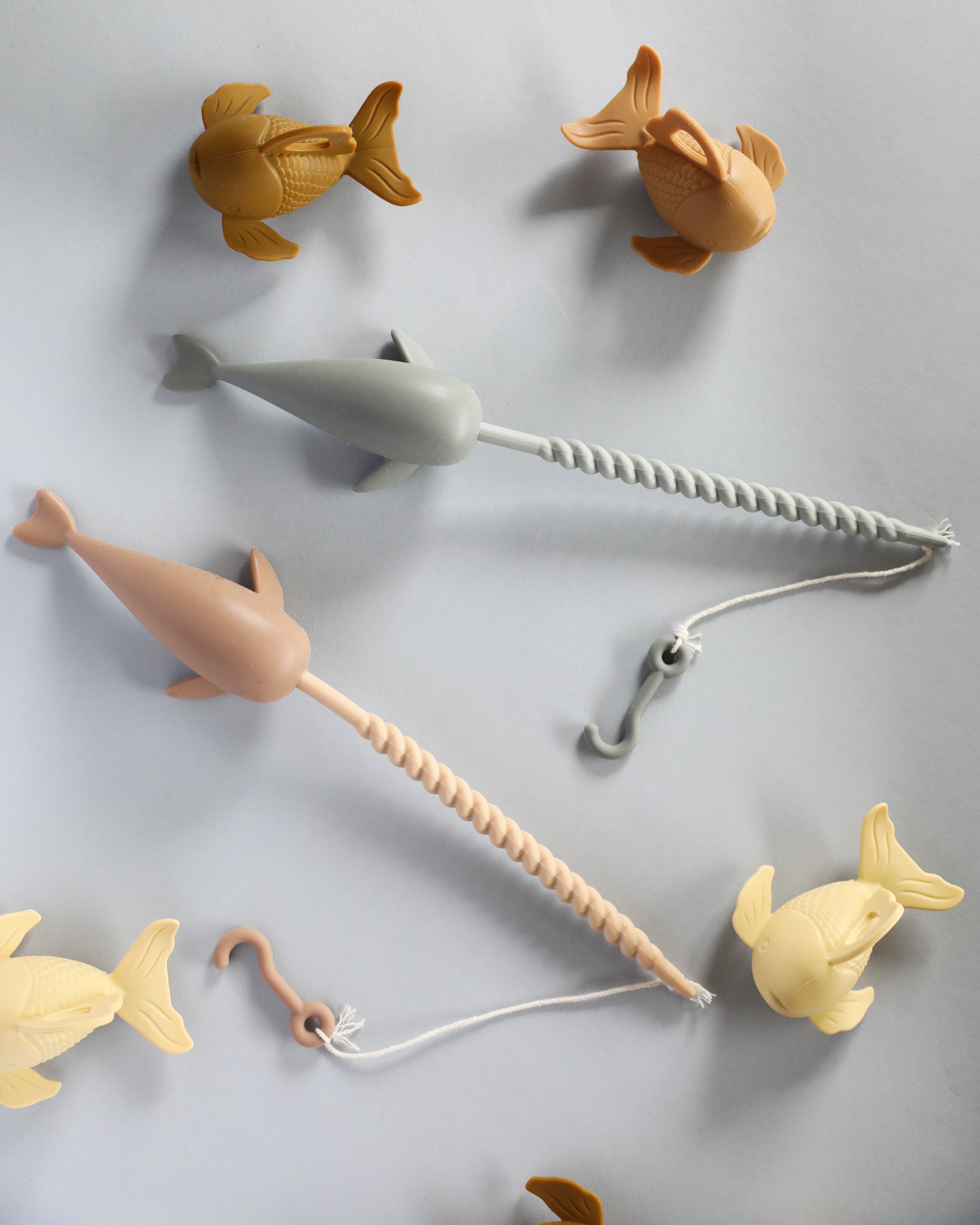 Silicone Water Toy | Fishing Play Set