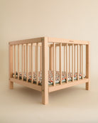 Minikane Doll Furniture | Wooden Doll Playpen - Orange