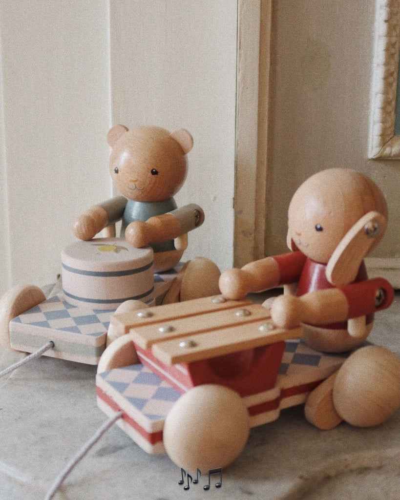 Wooden Toy Piano - Cherry – Playroom Collective