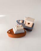 Wooden Rolling Boats (pack of 2)