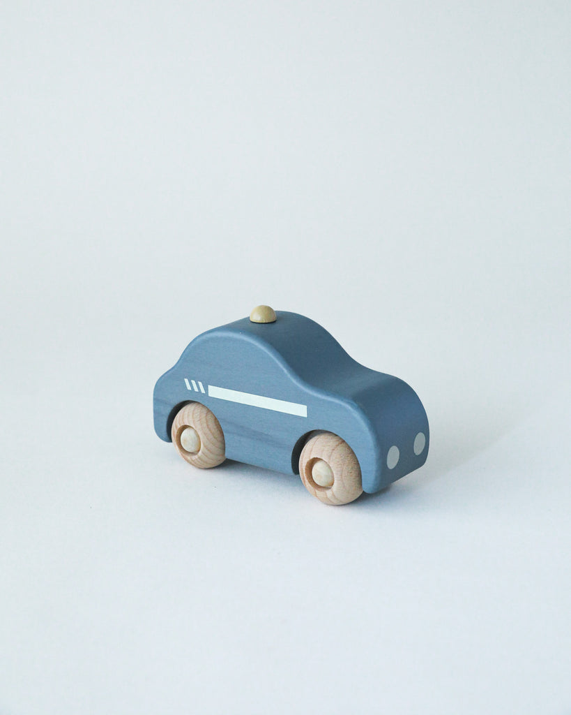 Wooden Toy Police Car