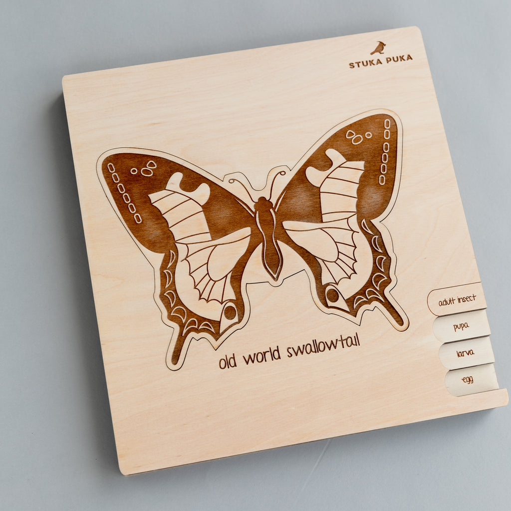 Butterfly Life Cycle Wooden Puzzle