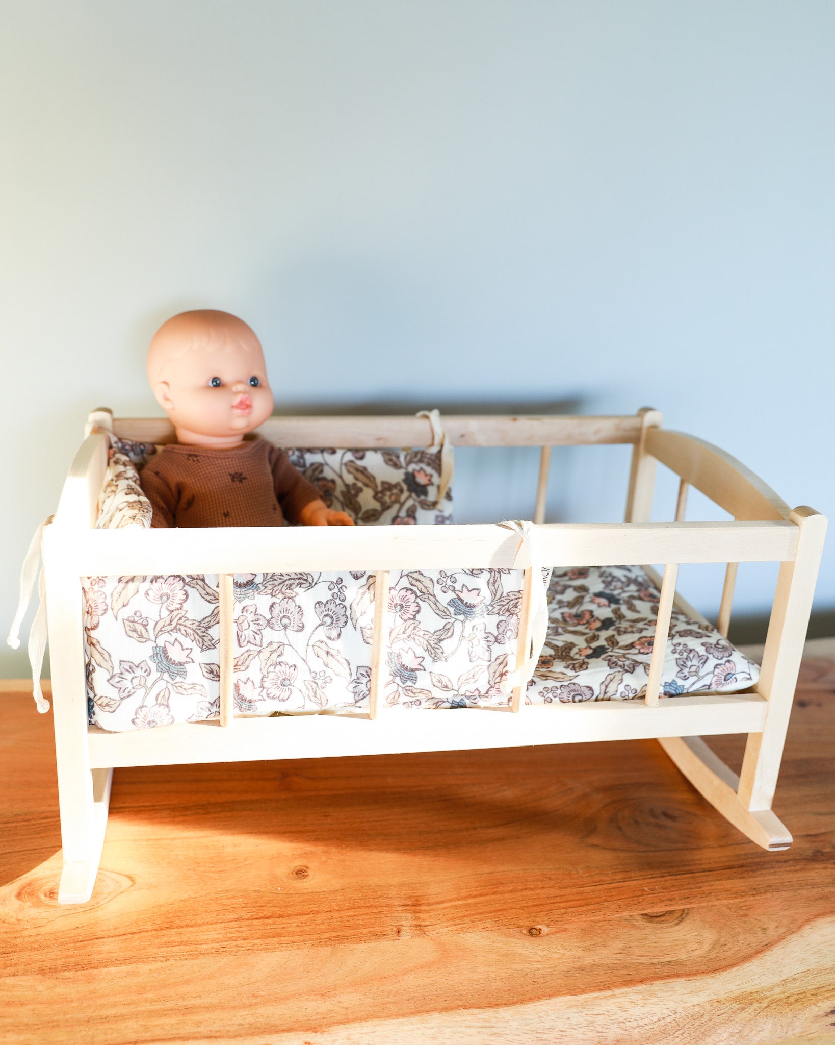 Minikane Doll Furniture | Doll Cradle Bed - Floral