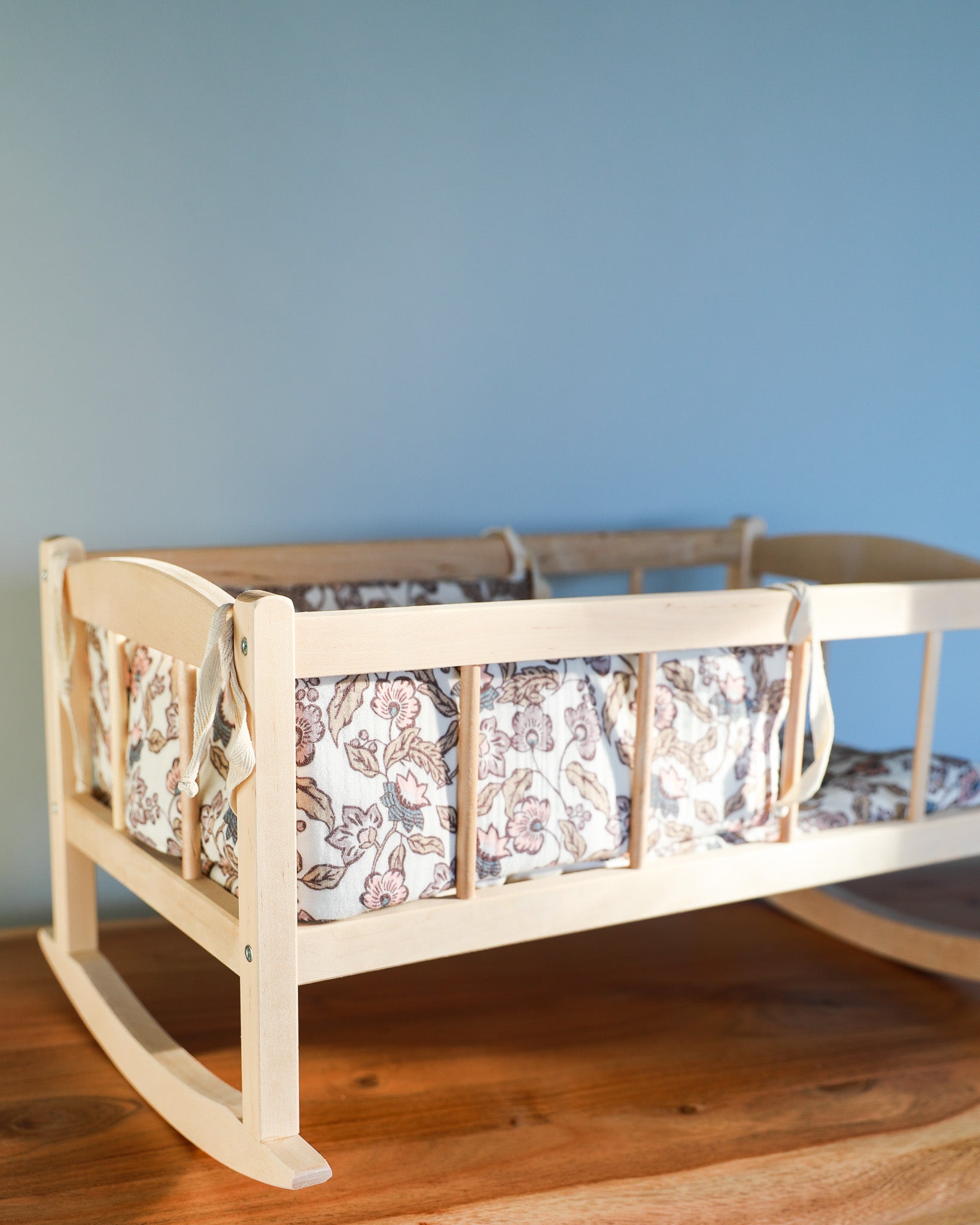 Minikane Doll Furniture | Doll Cradle Bed - Floral