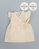 Minikane Doll Clothes | Baby Doll Dress (White)