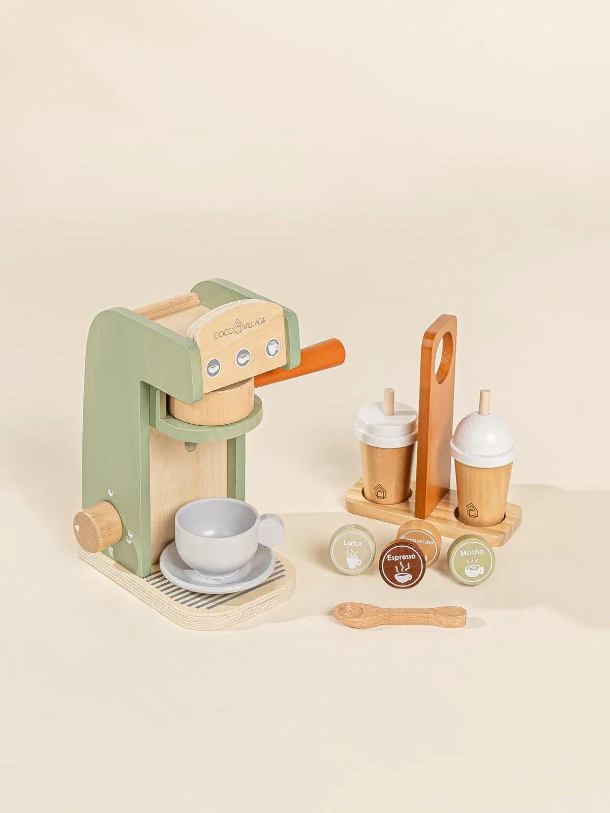 Coco Village | Wooden Coffee Maker Set