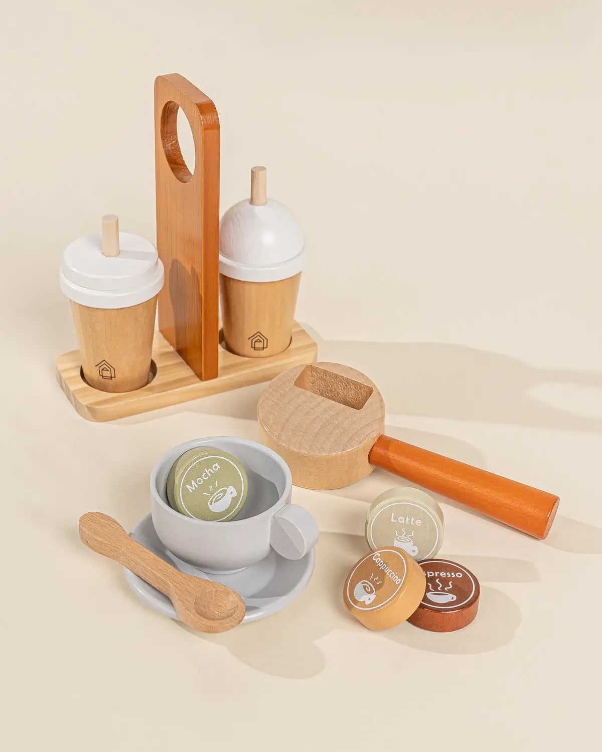 Coco Village | Wooden Coffee Maker Set