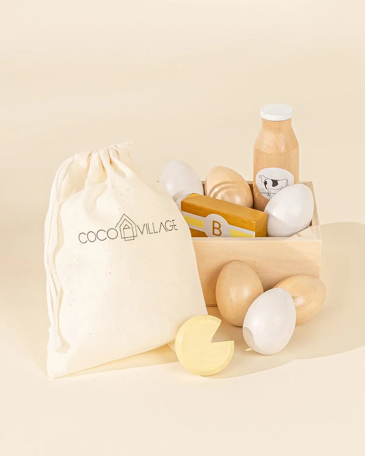 Coco Village | Wooden Dairy Playset