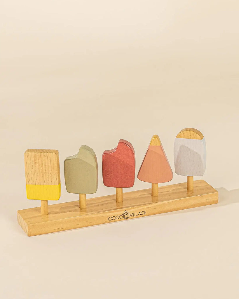 Coco Village | Wooden Popsicle Playset