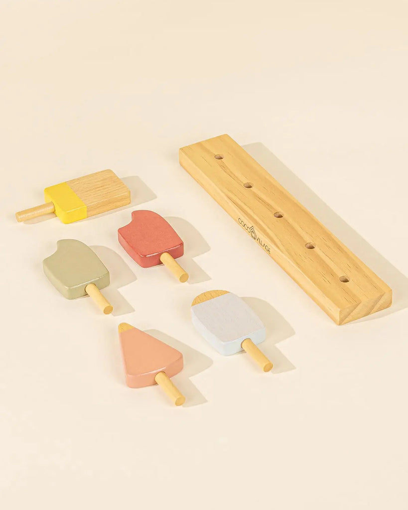 Coco Village | Wooden Popsicle Playset