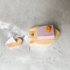 Wooden Wind-up Bath Boat by Kiko+ & gg*